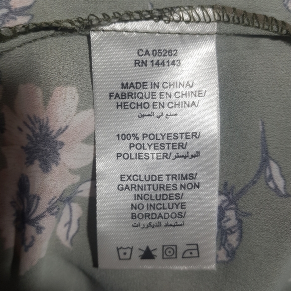 California Moonrise Floral Frill Wrap Blouse with Bell Sleeves - Picture 9 of 16